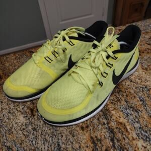 Rare Nike Free Trainer 5.0 VJNI Yellow Size 11.5 US ID 776317-991 2015